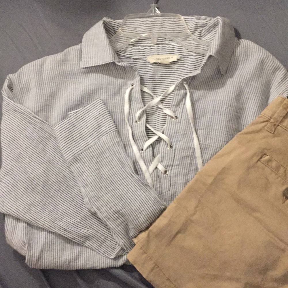 Crescent pinstripe shirt
